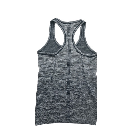 Lululemon Swiftly Tech Racerback Tank Top 2.0 Gray Space Dye Size 4 Seamless - Picture 2 of 8